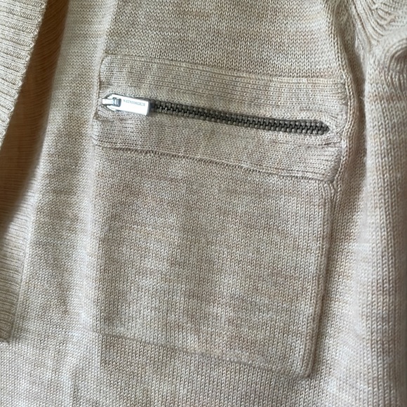 BCBG Max Azria soft wool blend oversized long sweater. Fine knit, zip po… - Picture 6 of 15